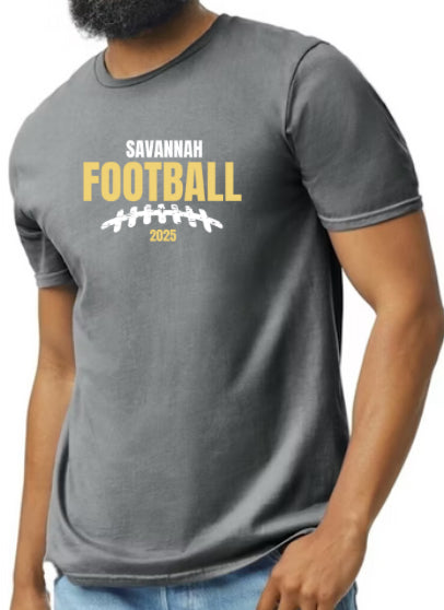 Adult Savannah Savage Football Gildan and Comfort Colors Tee