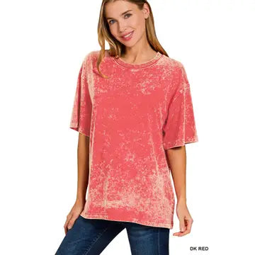Mineral Washed Short Sleeve