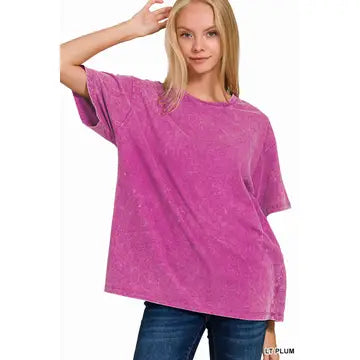 Mineral Washed Short Sleeve