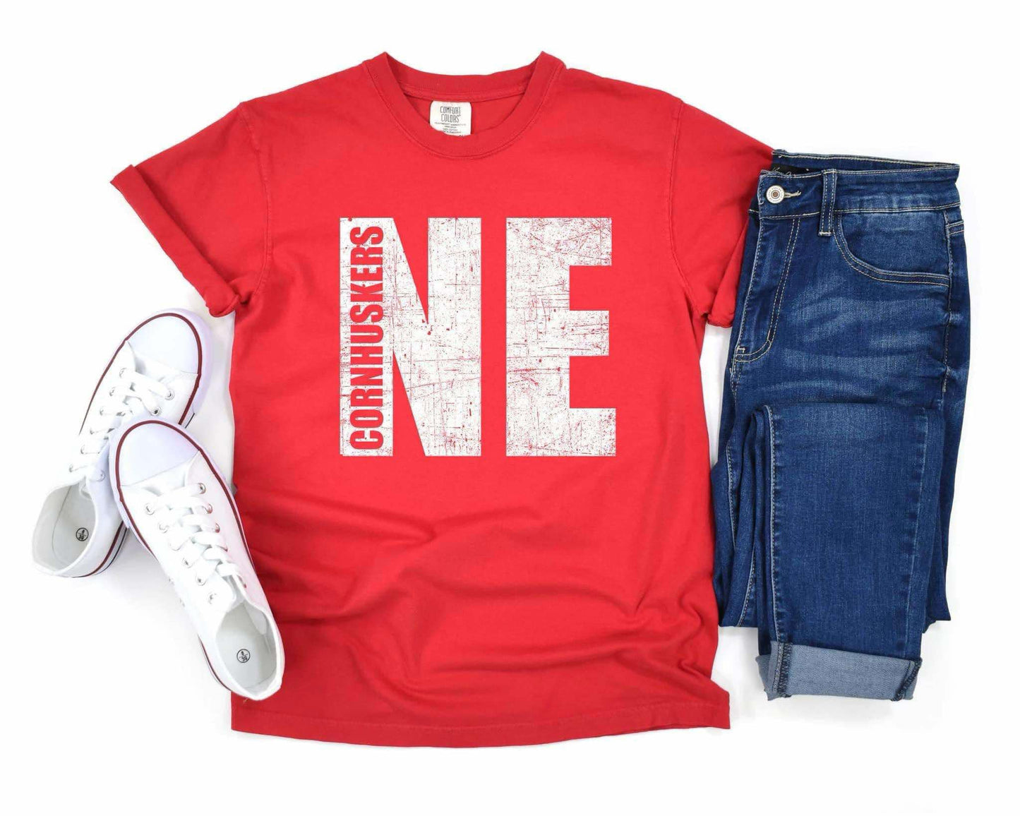 NE Cornhusker Distressed