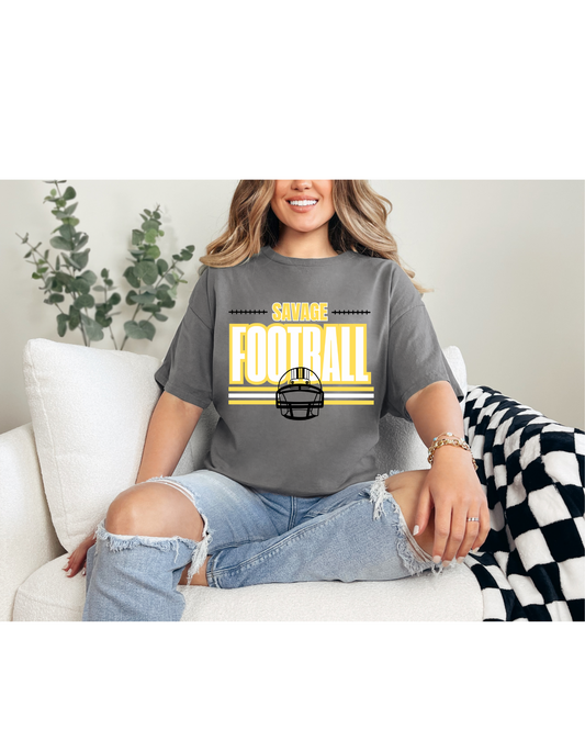 Adult Savannah Savages Football Gildan Tee